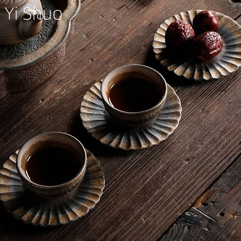 Bamboo Tea Tray - Japanese Stoneware Cup Ceramic Kung Fu
