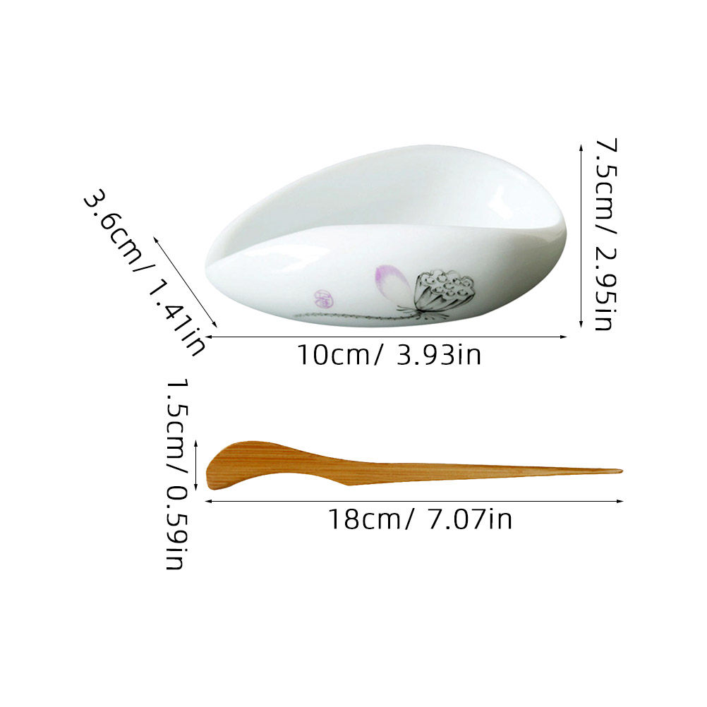 Porcelain Tea Vessel Coffee Be - Coffee Tea Leaf And Bean のレビューと価格