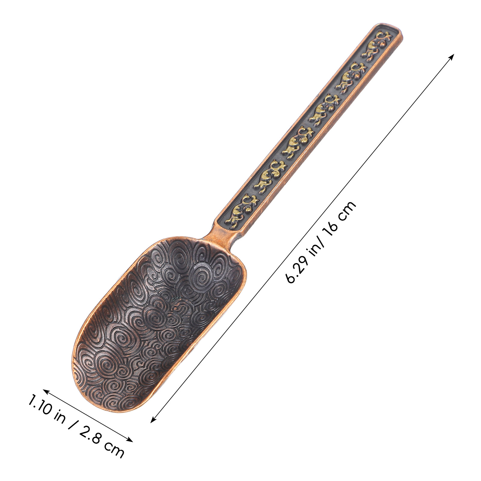 Copper Zinc Retro Style Tea Sc - Coffee Tea Leaf And Bean のレビューと価格