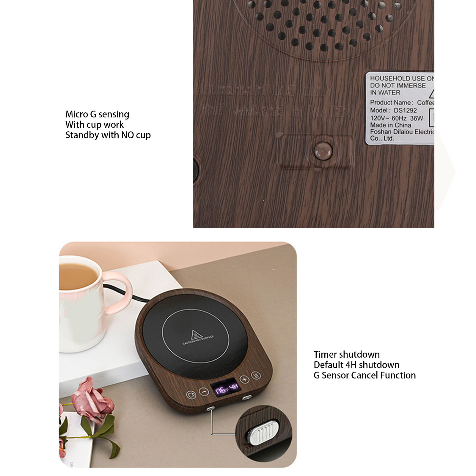 Mug Warmer 36W Fast Heating 3  - Coffee Tea Warmer のレビューと価格