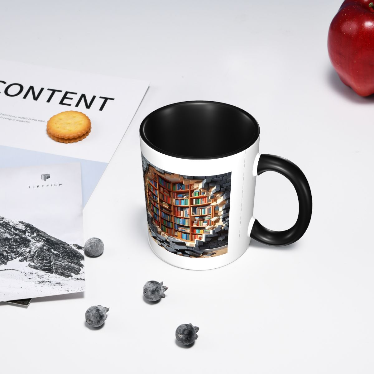 Bookshelf Creative Space Desig - Coffee Tea Library のレビューと価格