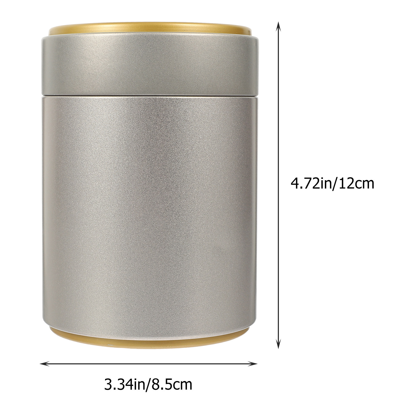 Elegant Sealed Tea Jar Tinplat - Coffee Tea Leaf And Bean のレビューと価格