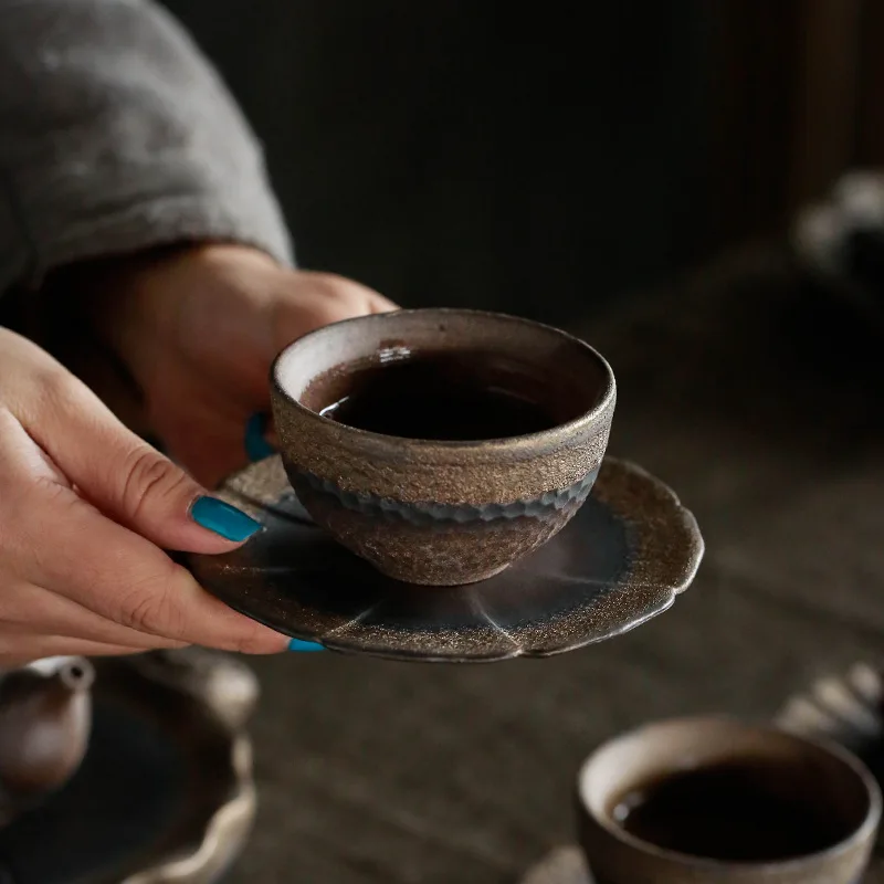 Japanese Stoneware Cup Ceramic - Bamboo Tea Tray のレビューと価格
