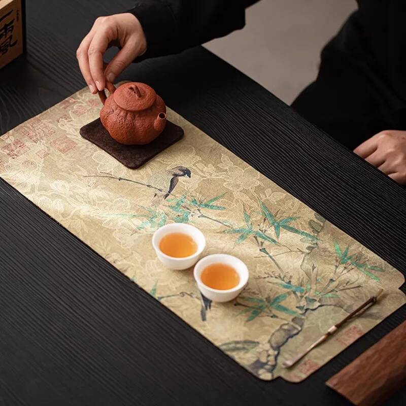Chinese Cloud Silk Green Bambo - Bamboo Tea Tray のレビューと価格