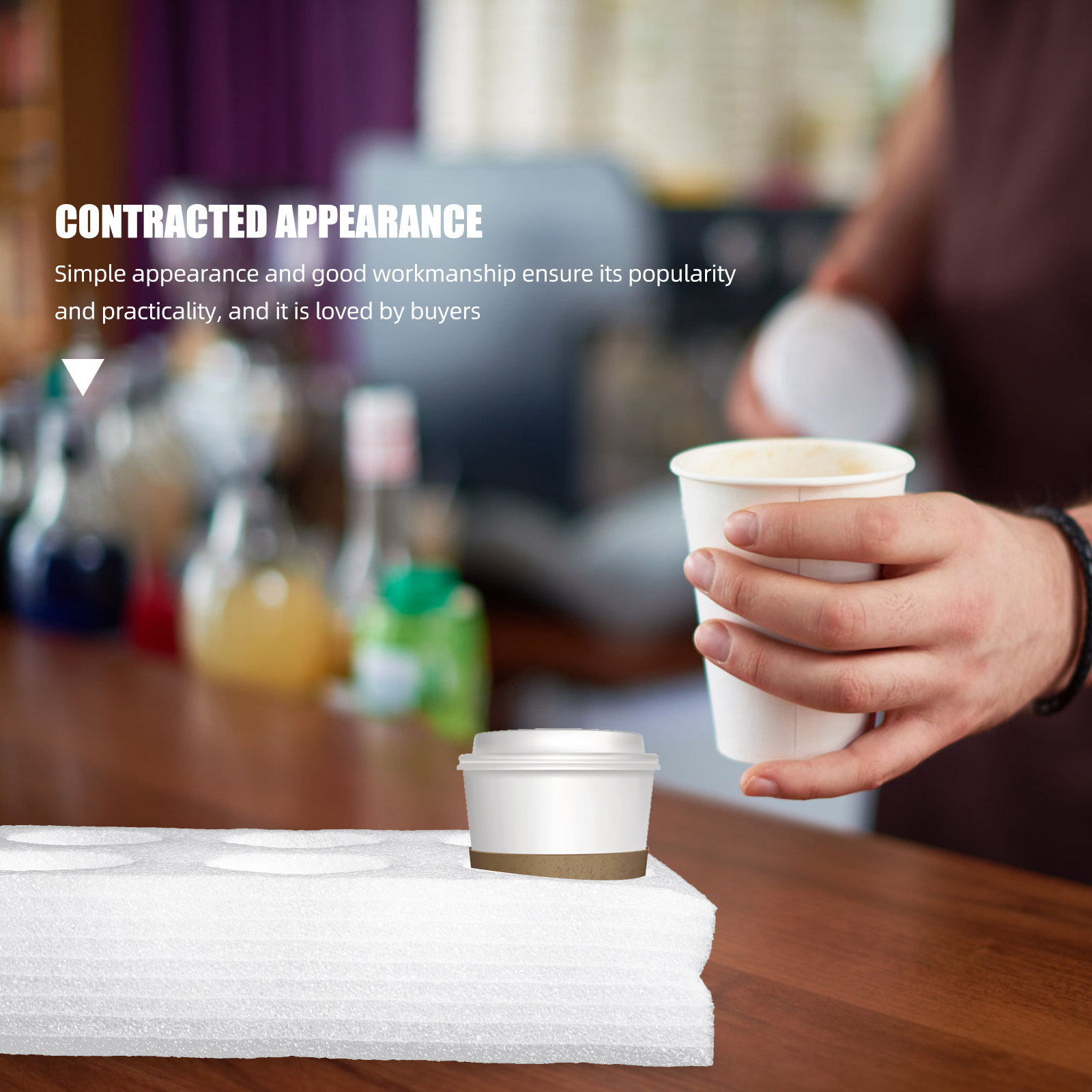2Pcs Beverage Drink Carrier Tr - Coffee Tea Holders のレビューと価格