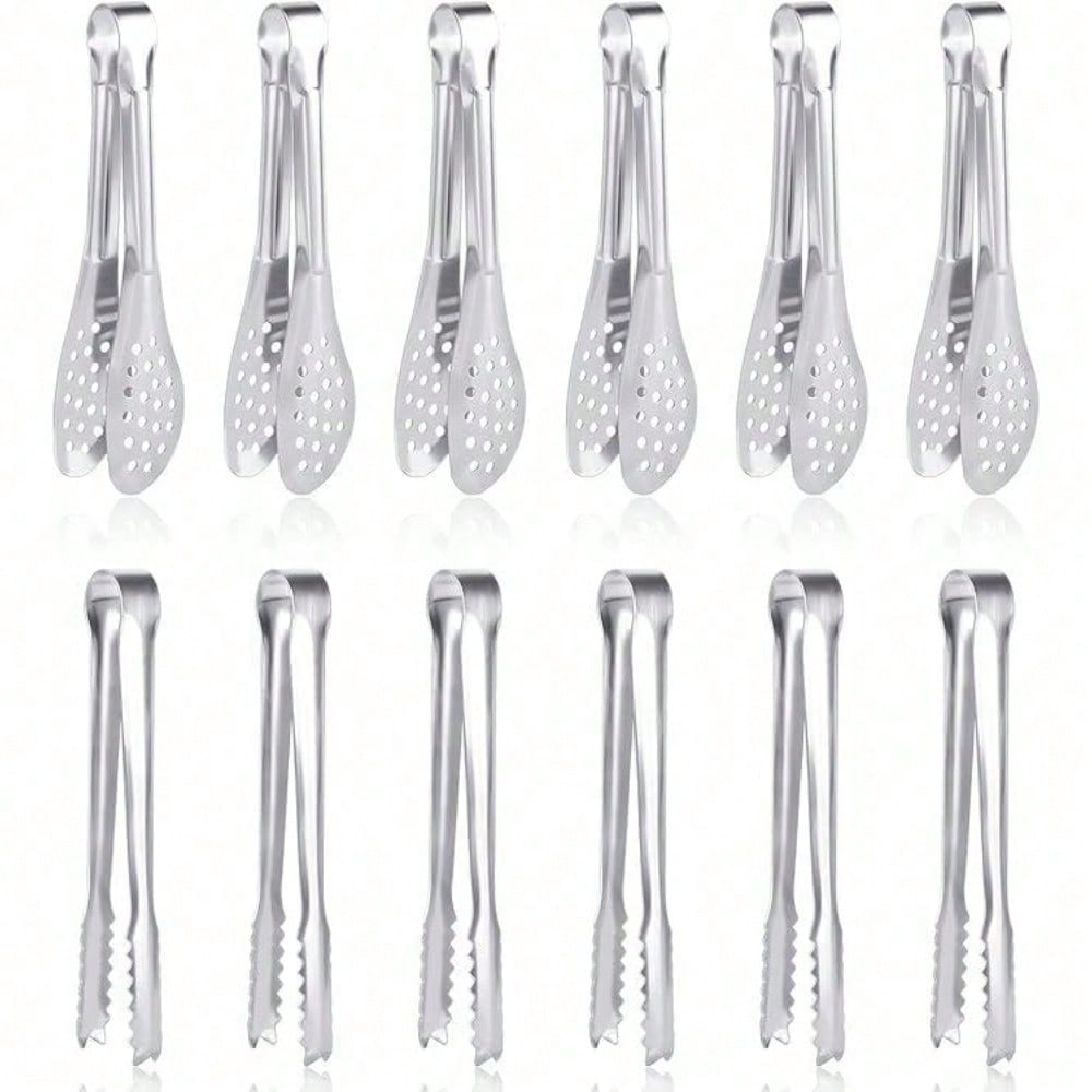 12 PCS Mini Serving Tongs, 5In - Coffee Tea Sugar のレビューと価格
