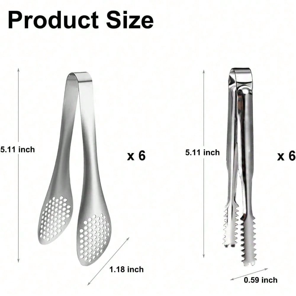 12 PCS Mini Serving Tongs, 5In - Coffee Tea Sugar のレビューと価格
