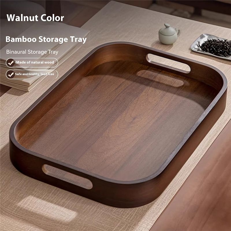 AC76-Tea Set Storage Plate Sol - Bamboo Tea Tray のレビューと価格