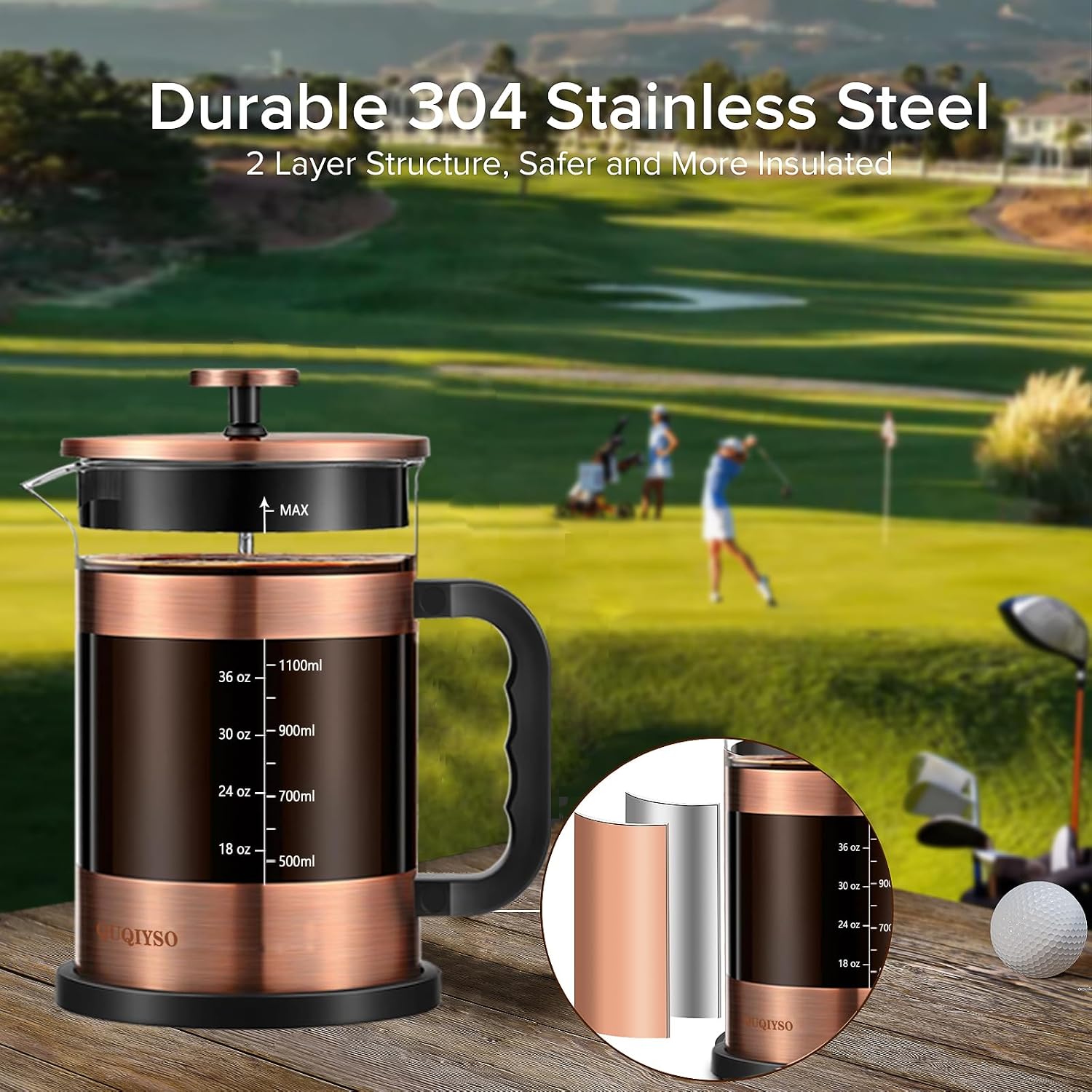 51oz French Press Coffee Maker - French Press Coffee & Tea のレビューと価格