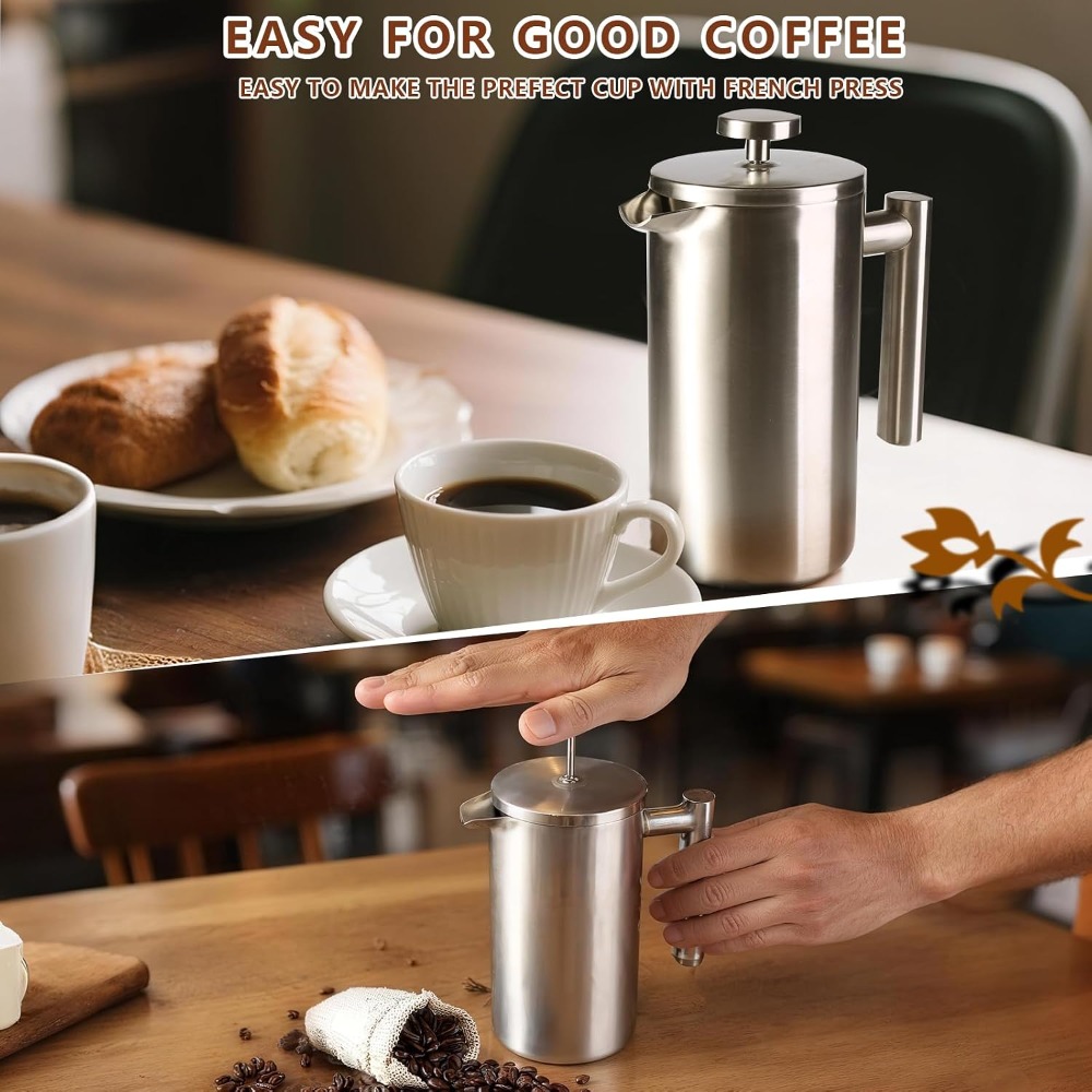 French Press Coffee Maker, 304 - French Press Coffee & Tea のレビューと価格