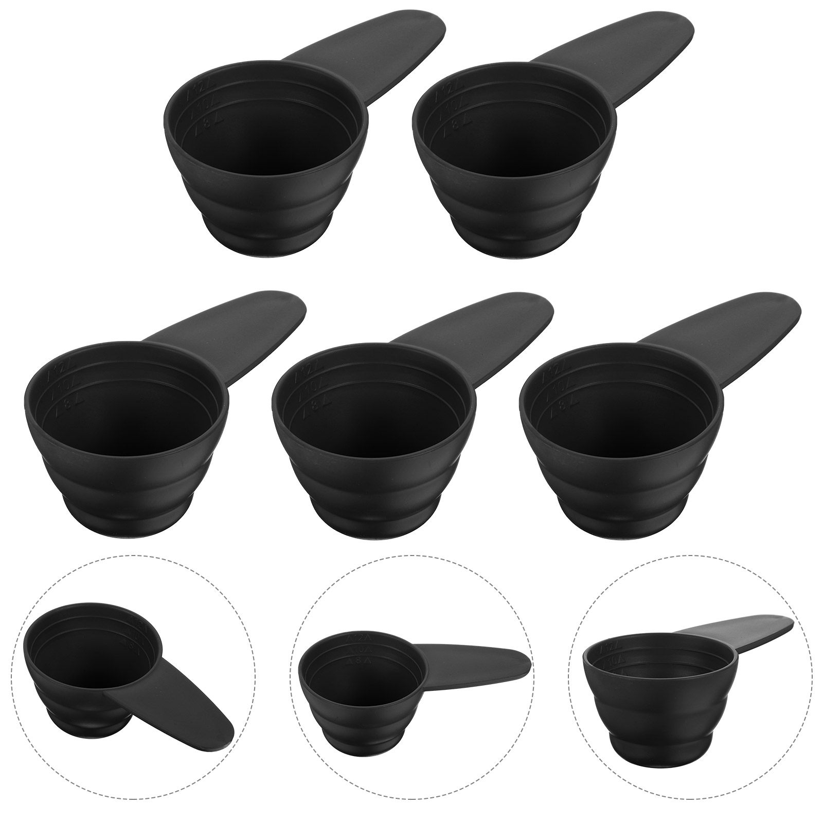 5Pcs Measure Spoon Long Handle - Coffee Tea Sugar のレビューと価格