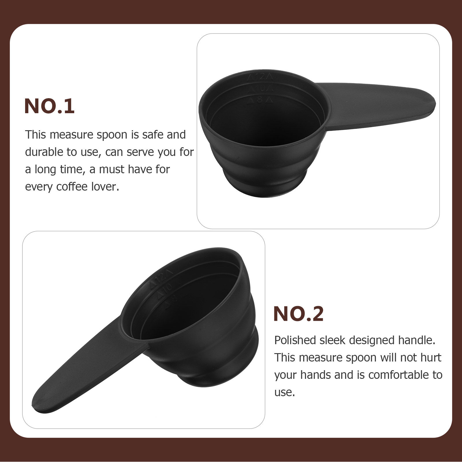 5Pcs Measure Spoon Long Handle - Coffee Tea Sugar のレビューと価格