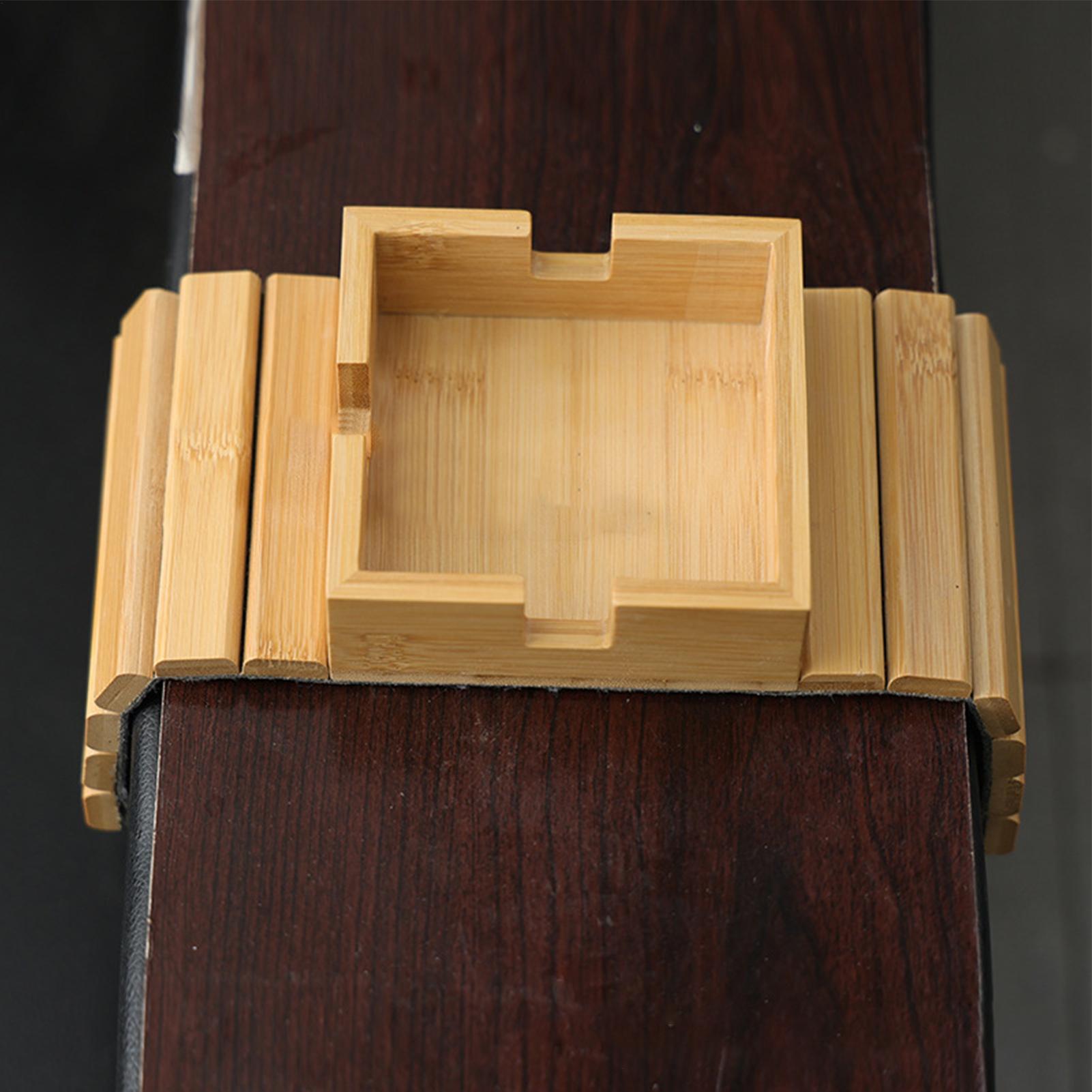 Couch Cup Holder Wood Sofa Arm - Bamboo Tea Tray のレビューと価格