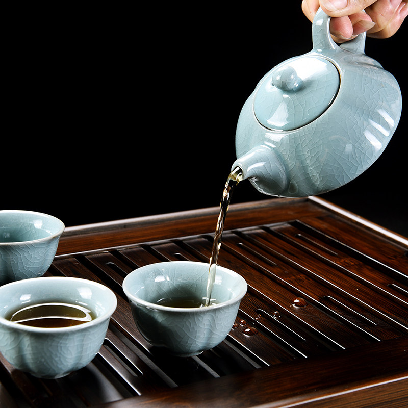 New Simple Walnut-Colored Bamb - Bamboo Tea Tray のレビューと価格