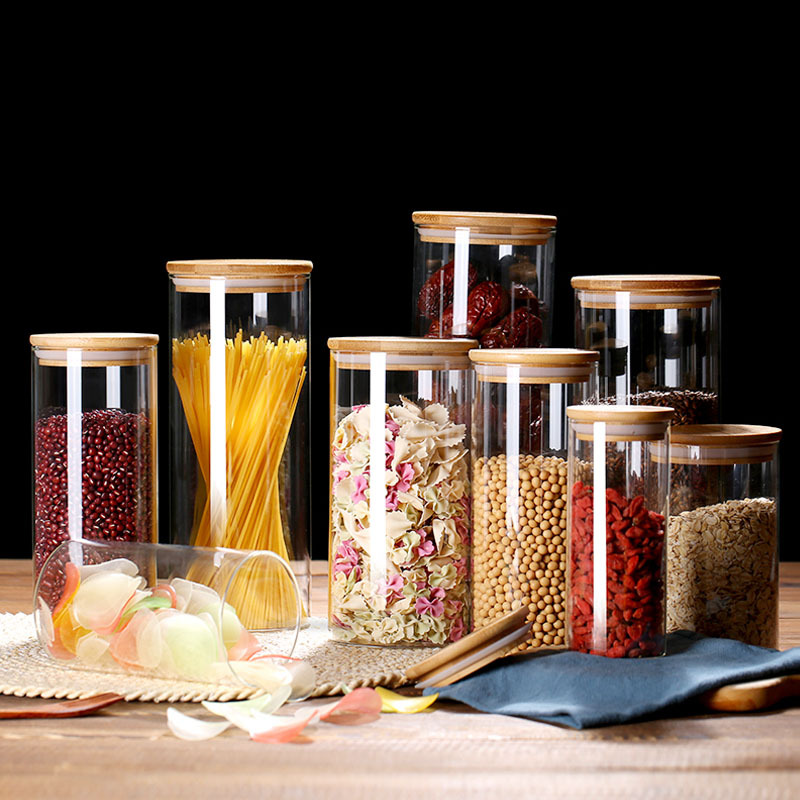 Glass Food Storage Jars with A - Coffee Tea Leaf And Bean のレビューと価格