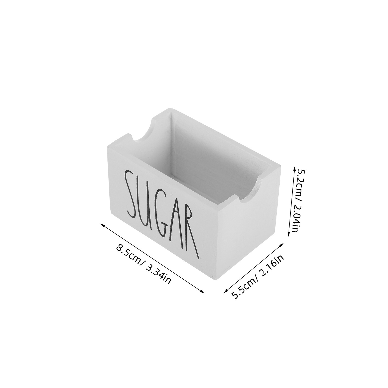 Wooden Sugar Packet Cube Holde - Coffee Tea Sugar のレビューと価格