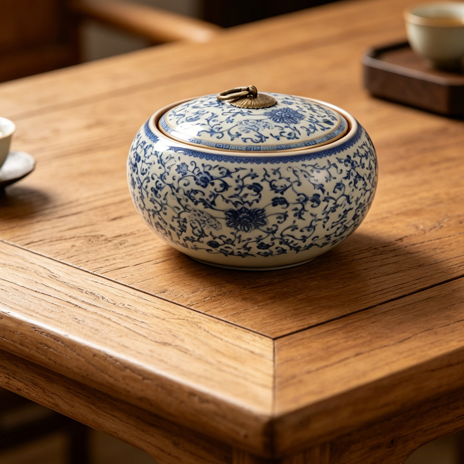 Porcelain Blue White Ceramic C - Coffee Tea Leaf And Bean のレビューと価格