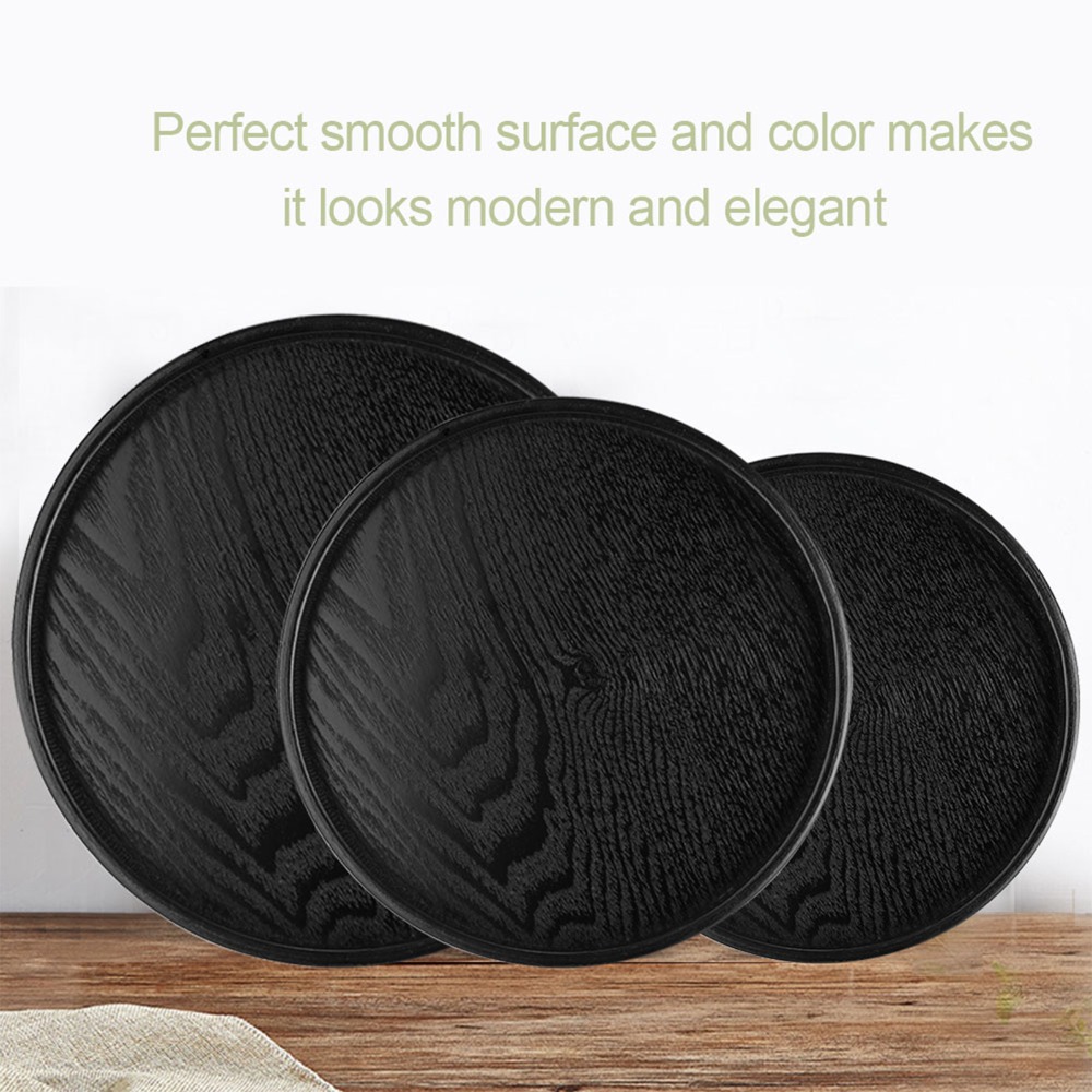 Decorative Tray Round Shape Wo - Bamboo Tea Tray のレビューと価格