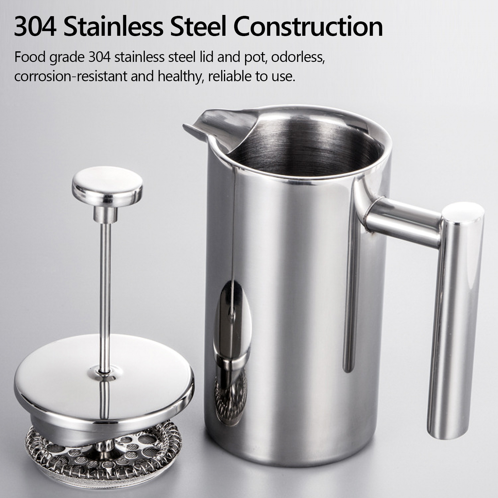 French Press Pot Filter Press  - French Press Coffee & Tea のレビューと価格