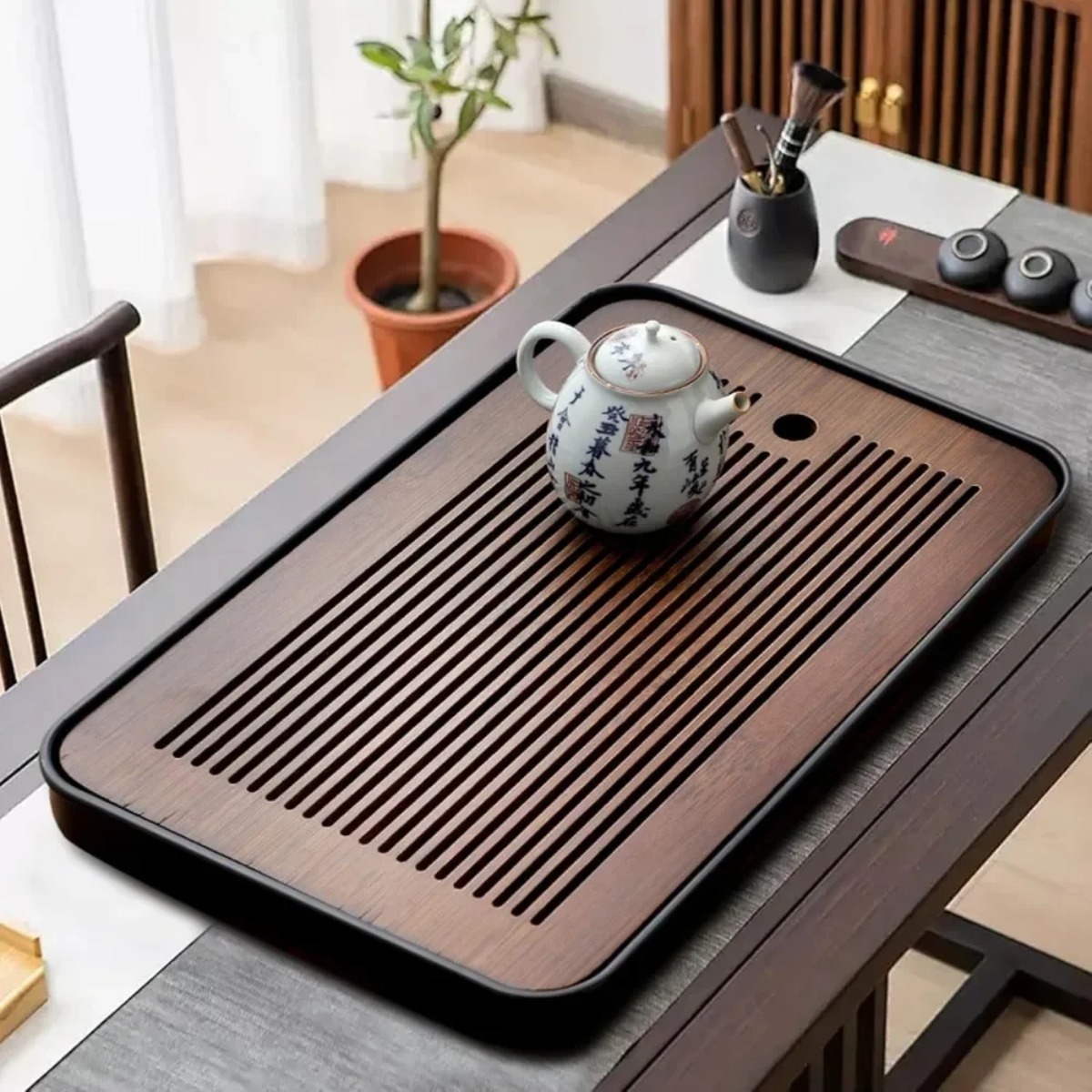 Portable Detachable Bamboo Tea - Bamboo Tea Tray のレビューと価格