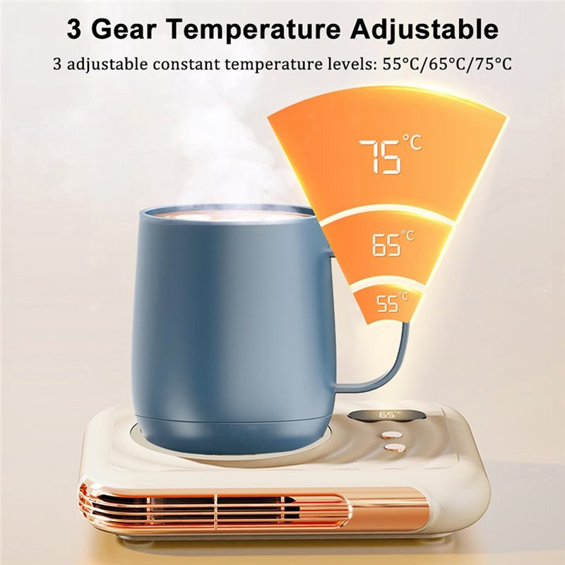 【LAST CHANCE】Electric Fan Mug  - Coffee Tea Warmer のレビューと価格