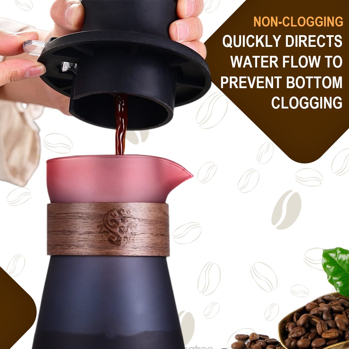 16oz Glass Coffee Carafe with  - Coffee Tea Decanter のレビューと価格