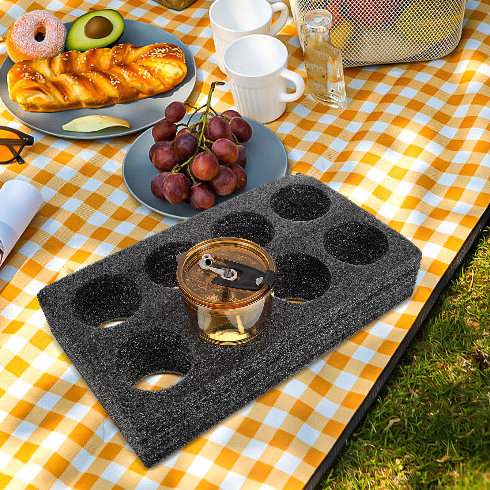 2Pcs Coffee Cup Tray Holder Po - Coffee Tea Holders のレビューと価格