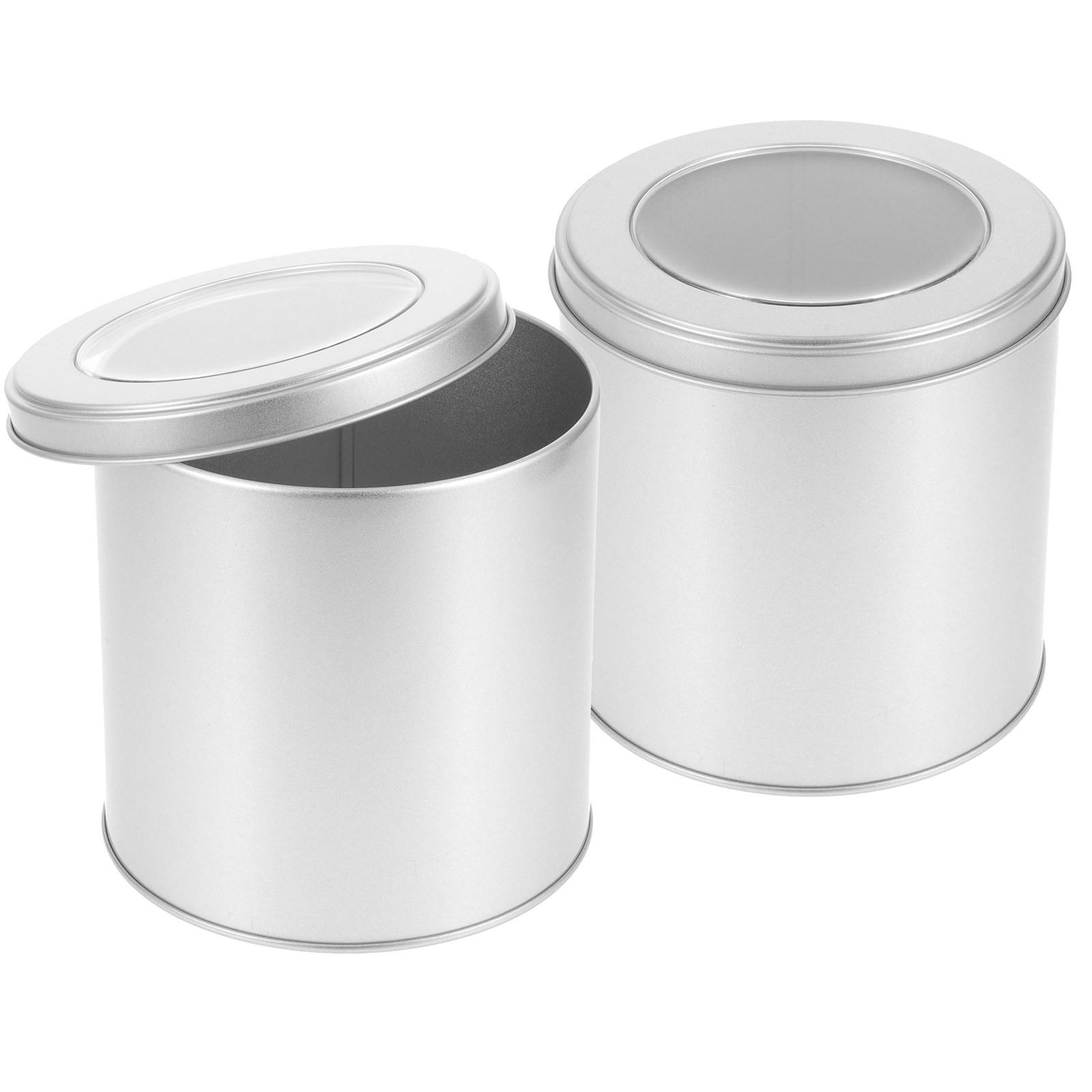 2Pcs Exquisite Tinplate Tea Ca - Coffee Tea Leaf And Bean のレビューと価格