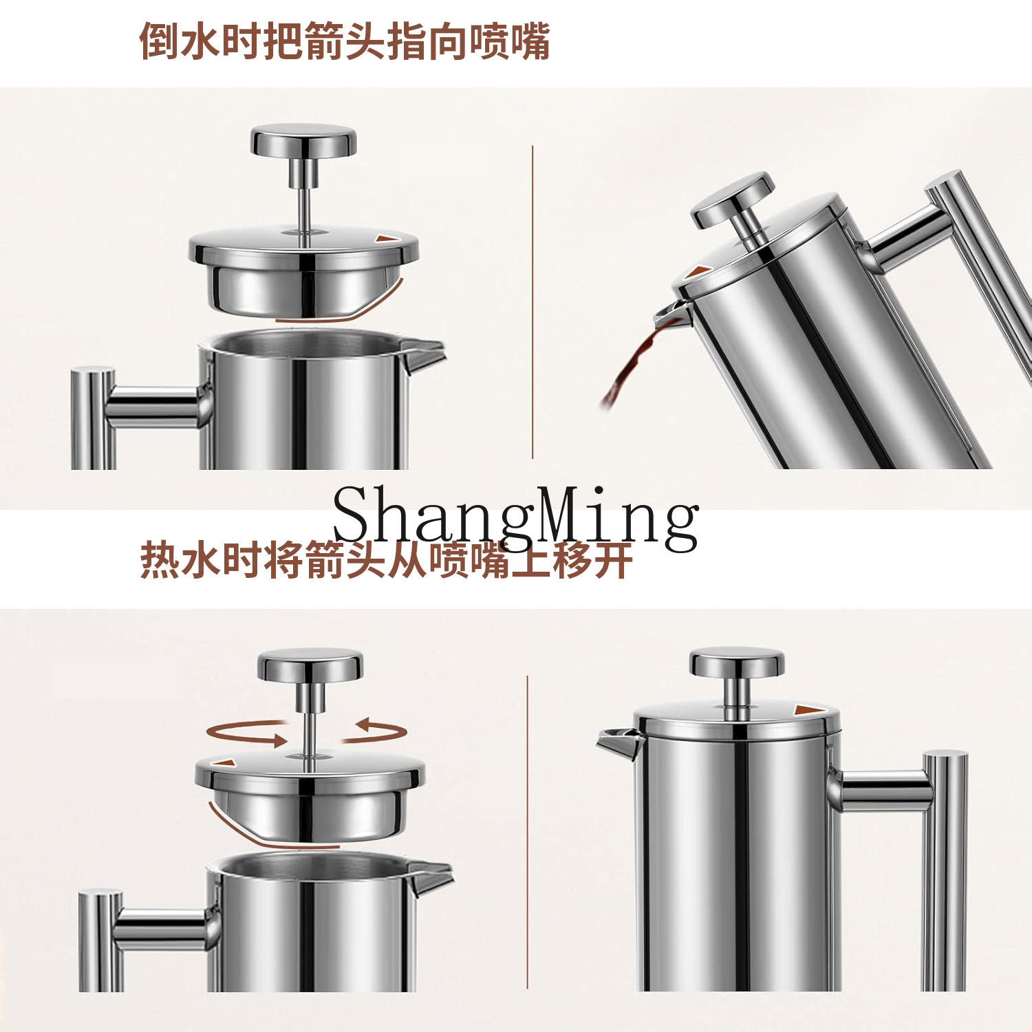 DSA stainless steel French pre - French Press Coffee & Tea のレビューと価格