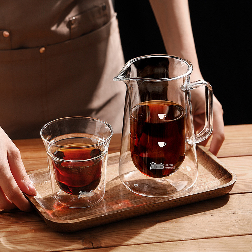 Double Wall Coffee Carafe Boro - Coffee Tea Decanter のレビューと価格