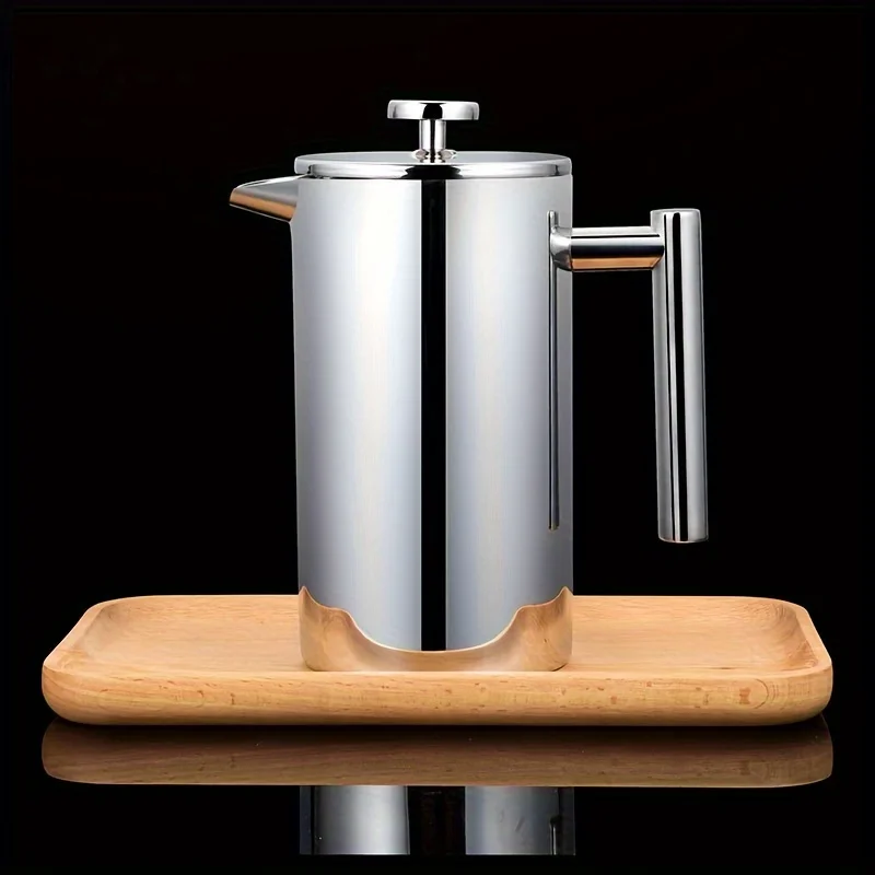 Thermal Insulated with Wooden  - French Press Coffee & Tea のレビューと価格