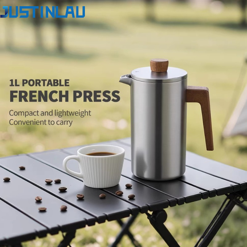 JUSTINLAU 1000ml Stainless Ste - French Press Coffee & Tea のレビューと価格