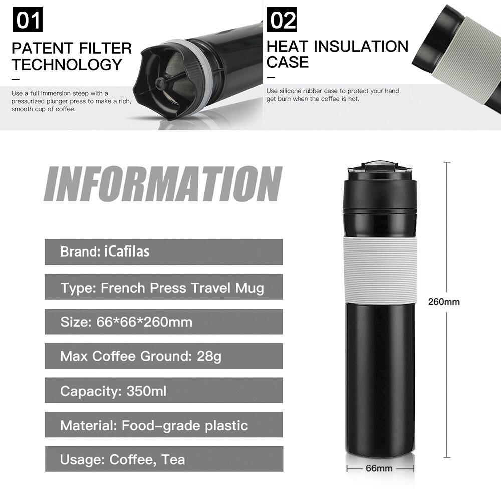 i Cafilas Portable French Pres - French Press Coffee & Tea のレビューと価格