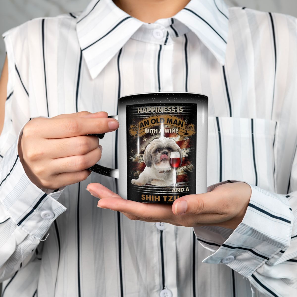Happiness Is An Old Man With A - Coffee Tea Near のレビューと価格
