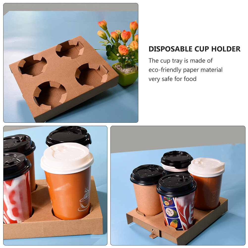 10Pcs Eco-Friendly Biodegradab - Coffee Tea Holders のレビューと価格