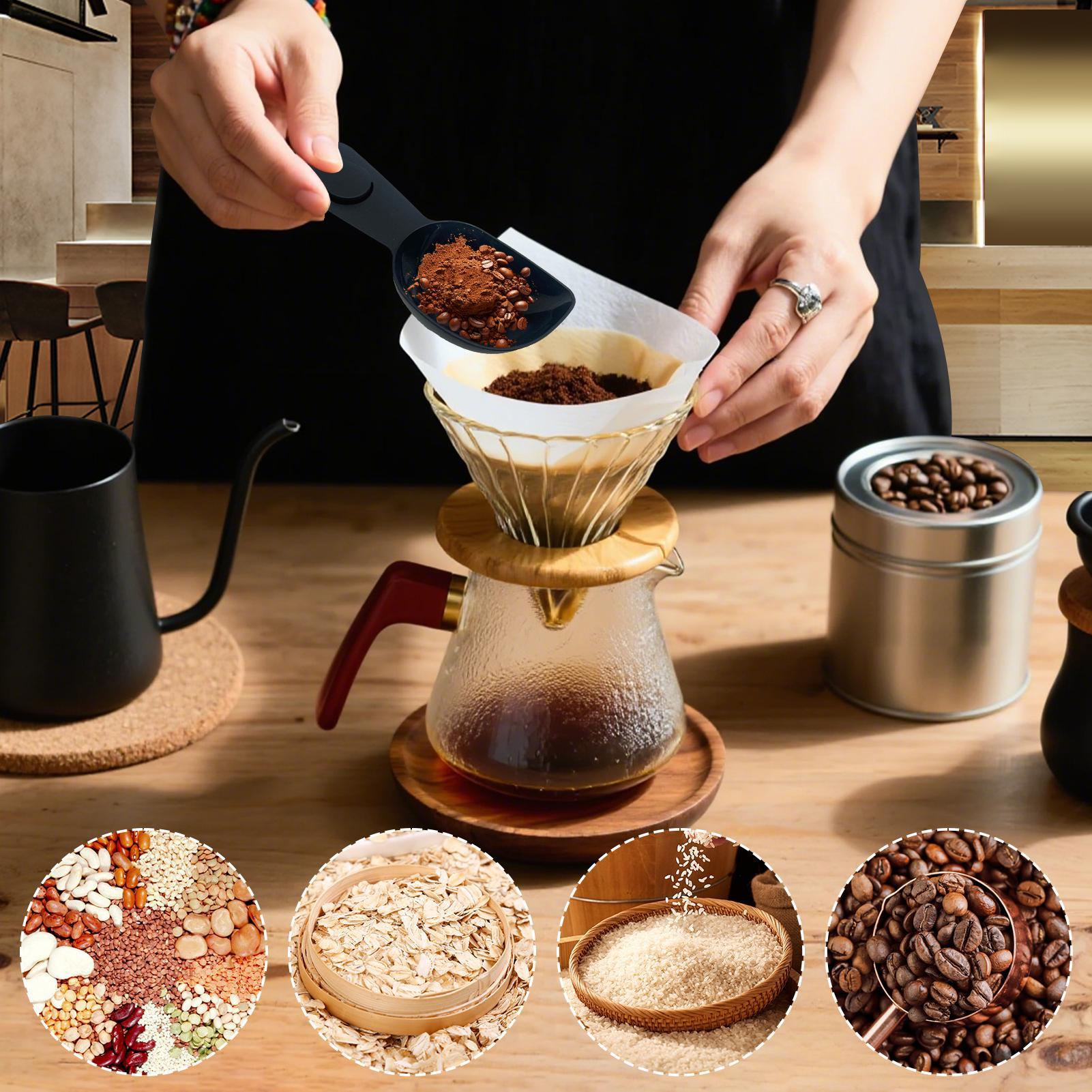 Coffee Scoop with Clip Multi-p - Coffee Tea Leaf And Bean のレビューと価格