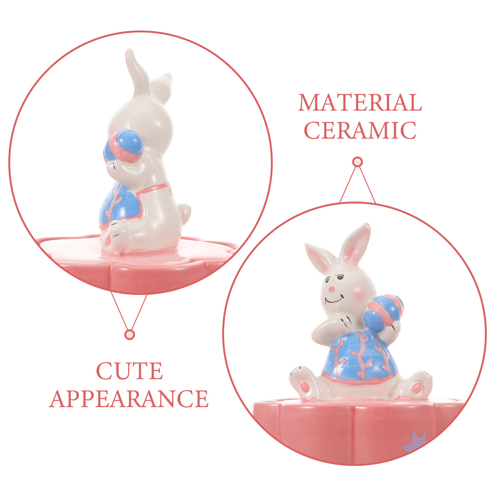 Easter Bunny Ceramic Canister  - Coffee Tea Sugar のレビューと価格