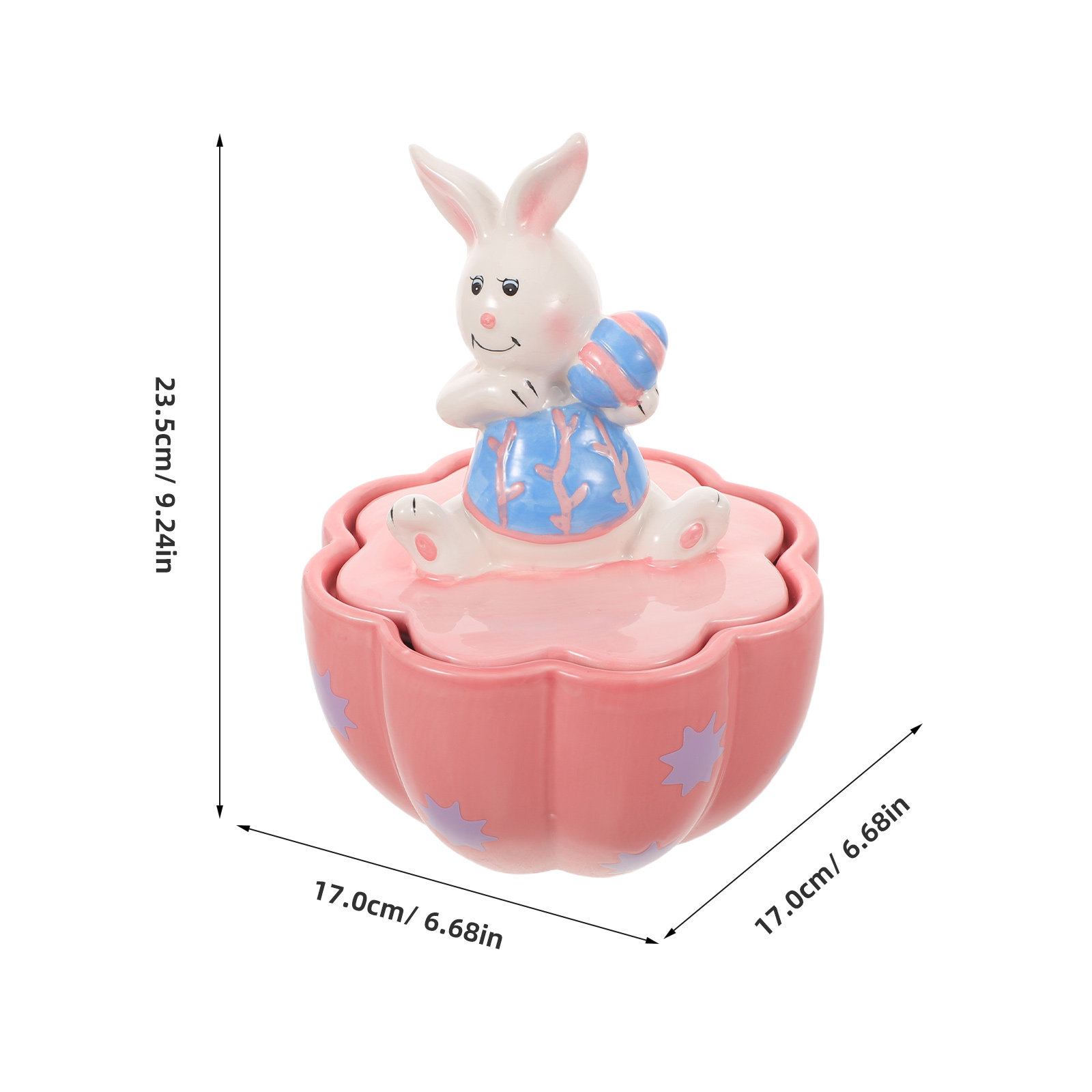 Easter Bunny Ceramic Canister  - Coffee Tea Sugar のレビューと価格