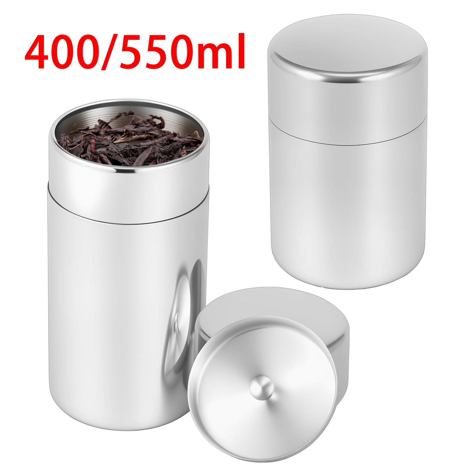 Stainless Steel Tea Leaf Tins  - Coffee Tea Leaf And Bean のレビューと価格