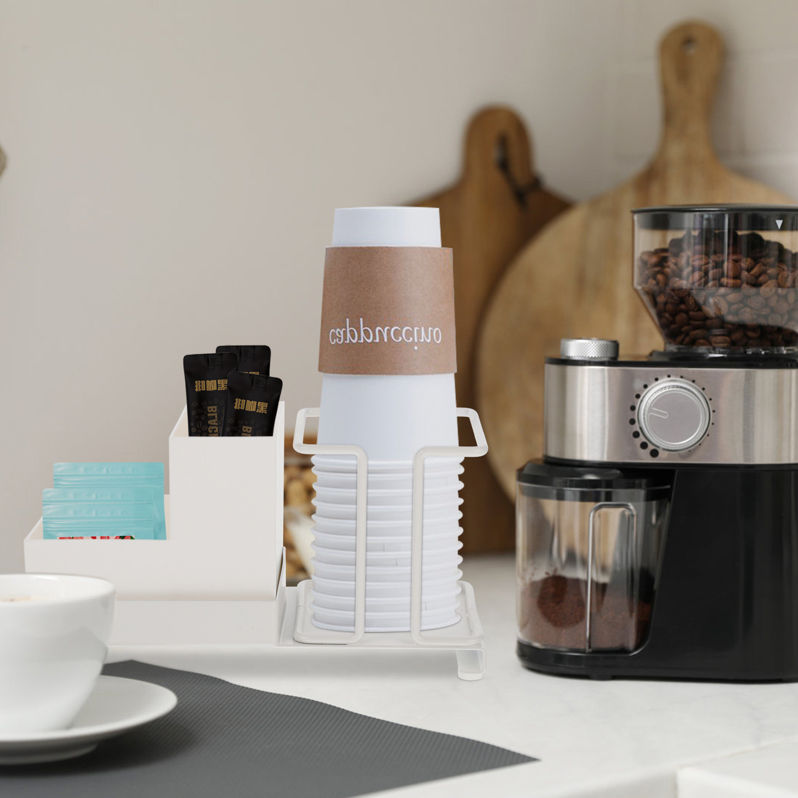 Coffee Bar Organizer Disposabl - Coffee Tea Holders のレビューと価格