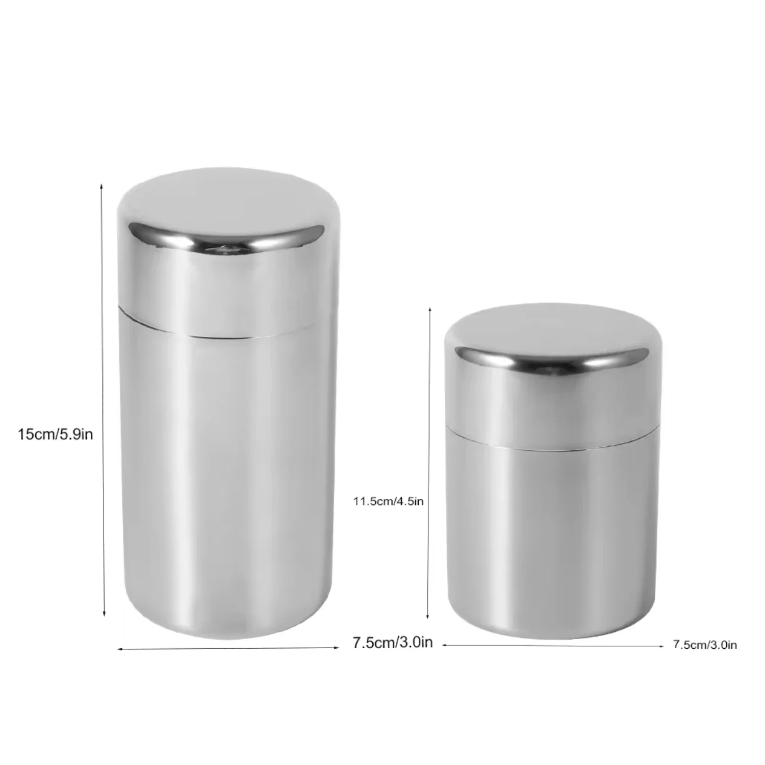 Stainless Steel Tea Leaf Tins  - Coffee Tea Sugar のレビューと価格