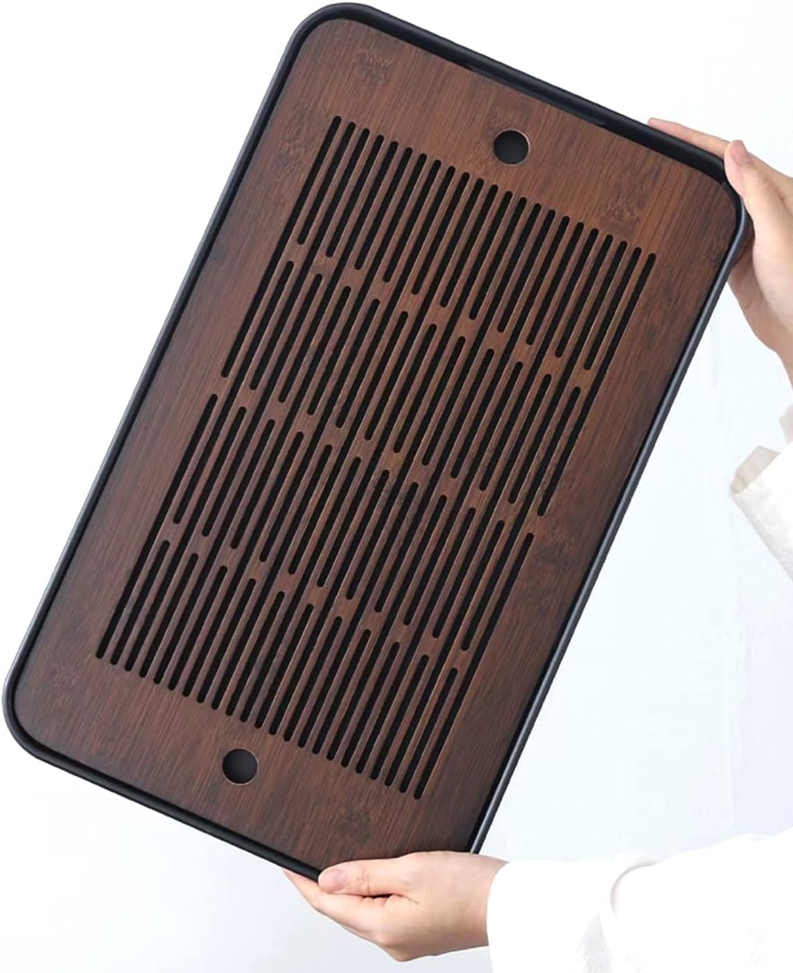 Natural Bamboo Tea Tray with H - Bamboo Tea Tray のレビューと価格