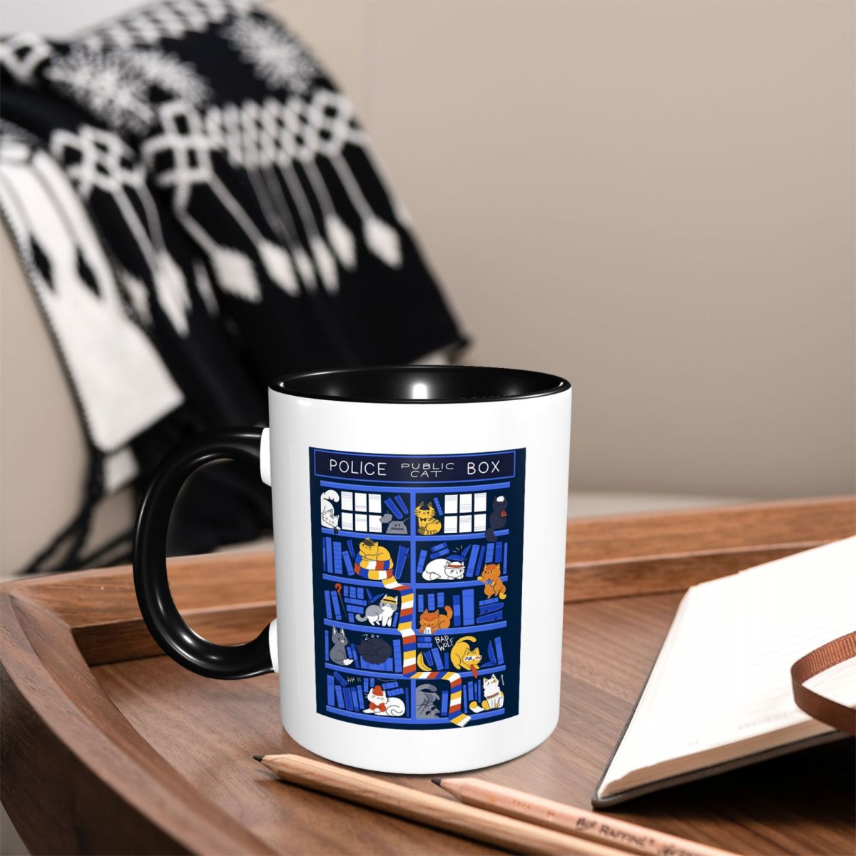 Library Box Who Mug Funny Cera - Coffee Tea Library のレビューと価格