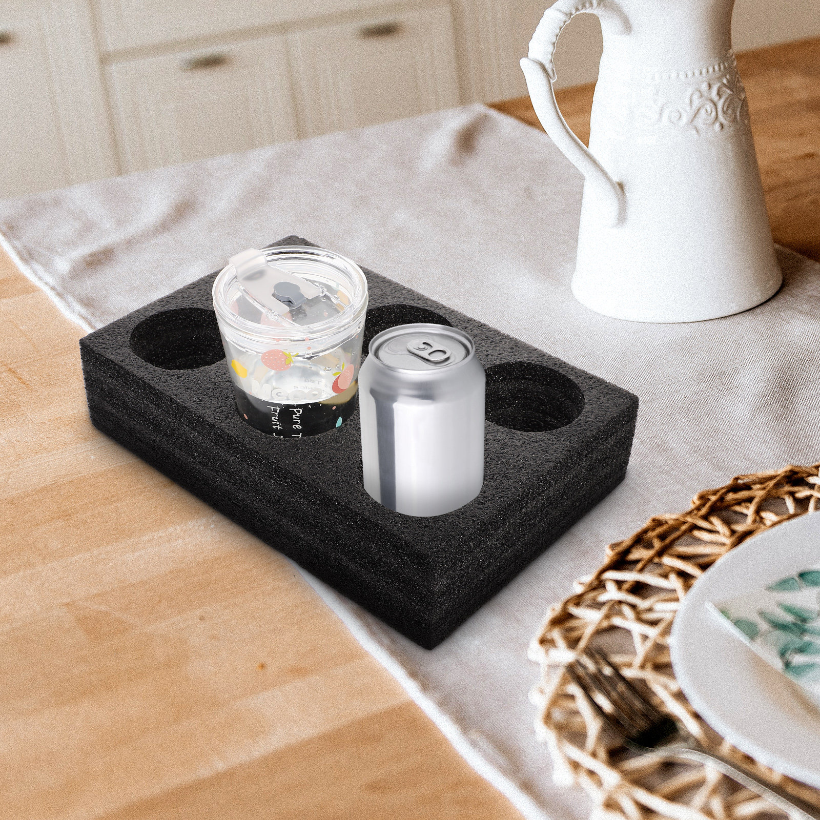 6-Hole Coffee Cup Carrier Tray - Coffee Tea Holders のレビューと価格