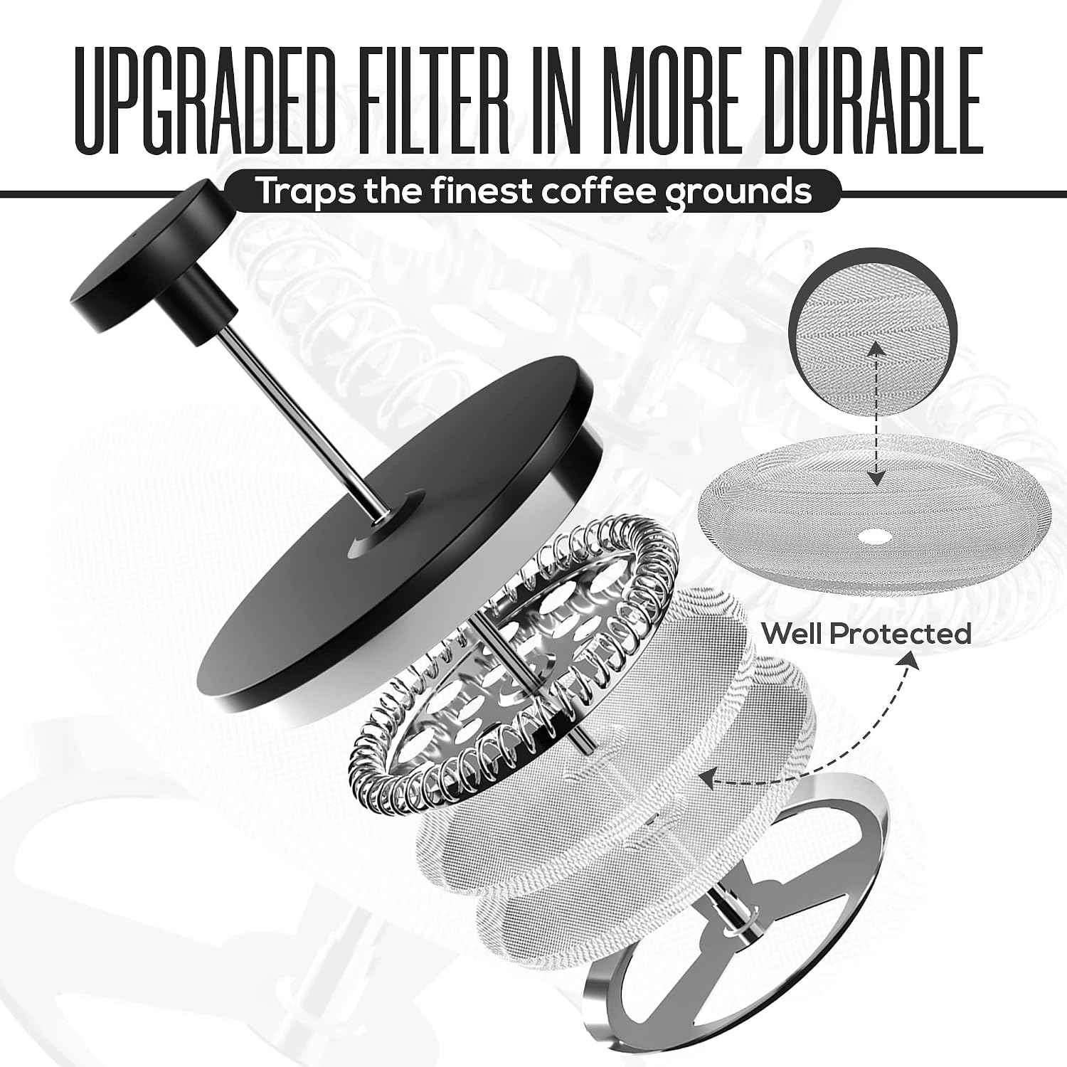 Double Wall Insulated French P - French Press Coffee & Tea のレビューと価格