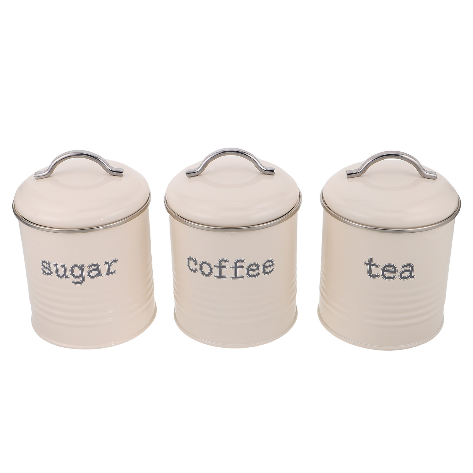 3Pcs Sealed Coffee Bean Contai - Coffee Tea Sugar のレビューと価格