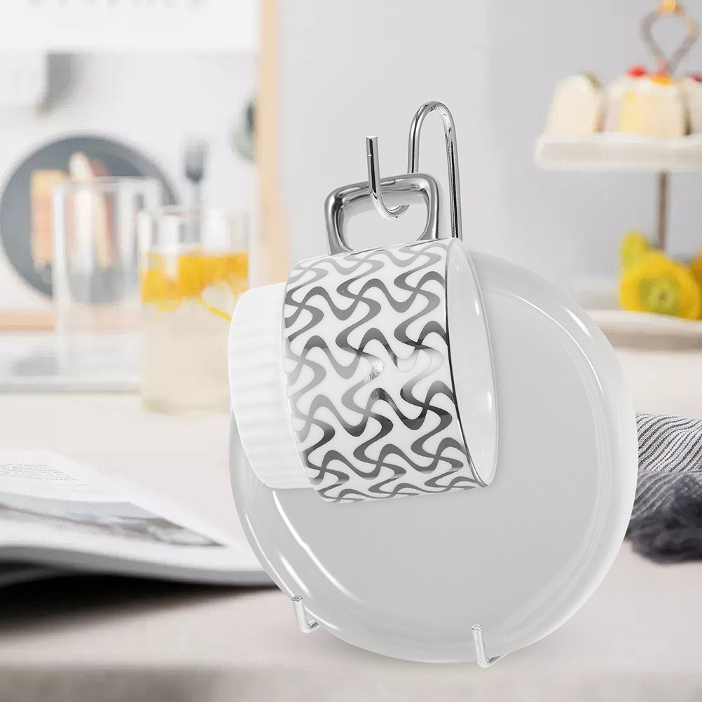 Tea Cup Saucer Stand Coffee Mu - Coffee Tea Holders のレビューと価格