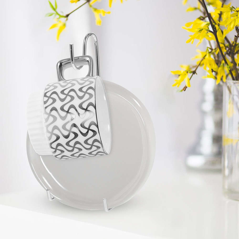 Tea Cup Saucer Stand Coffee Mu - Coffee Tea Holders のレビューと価格