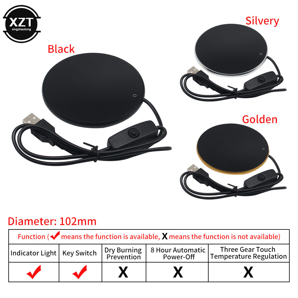 Mini USB Heating Coaster Porta - Coffee Tea Warmer のレビューと価格